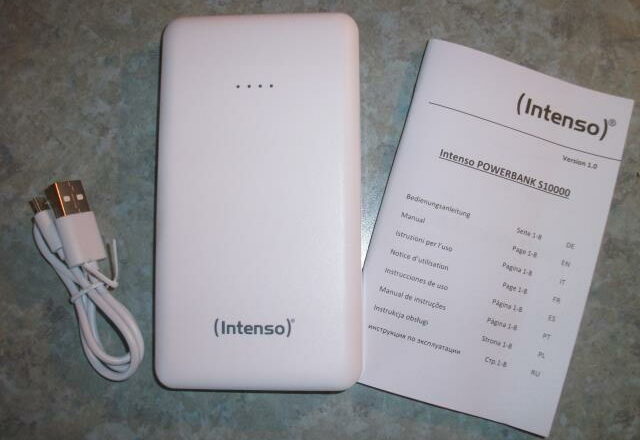 Intenso Powerbank S10000 Lieferumfang