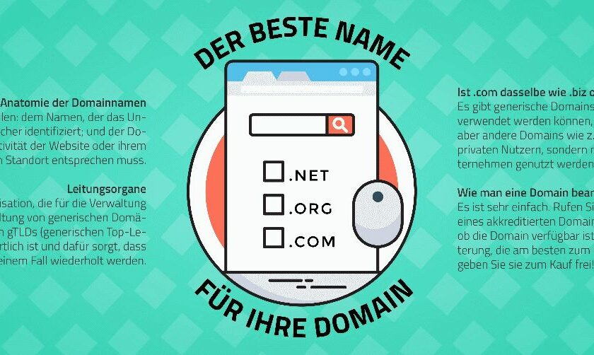 Domain für die eigene Homepage