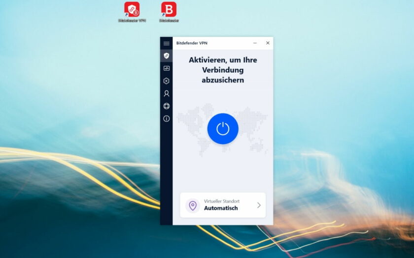 Bitdefender Premium VPN bereit zum Aktivieren