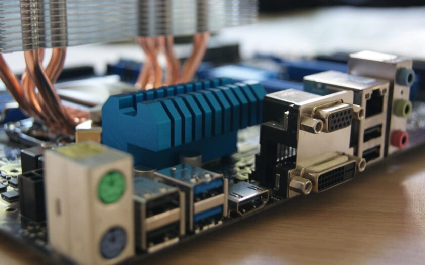 USB 2.0 und USB 3.0 Anschlüsse am Mainboard